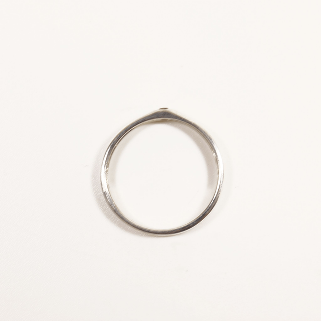 Simple Sterling Silver 925 Minimalist Design Style Small Round Cut Yellow Citrine Birthstone Gemstone Band Ring Size O - 7