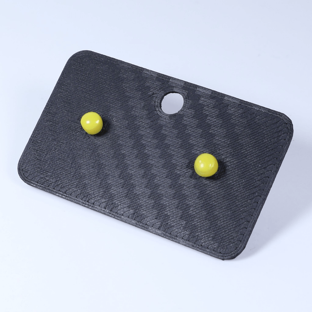 Hypoallergenic 3mm Small Solid Yellow Round Cut Polymer Clay Plastic Back Stud Earrings With Designer Carbon Fiber Jewellery Box